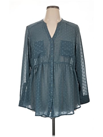 Torrid 3/4 Sleeve Blouse (view 1)