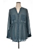 Torrid 100% Polyester Teal 3/4 Sleeve Blouse Size 1X Plus (1) - photo 1