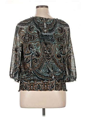 INC International Concepts 3/4 Sleeve Blouse (view 2)