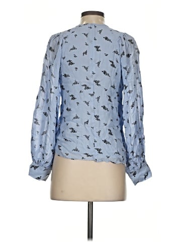 Ganni Long Sleeve Blouse (view 2)