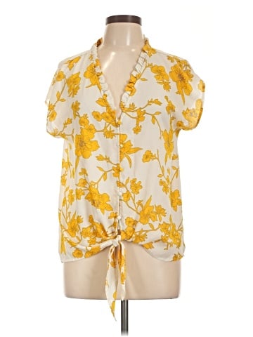 Bobeau Short Sleeve Blouse (view 1)