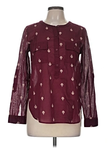 Ann Taylor LOFT Outlet Long Sleeve Blouse (view 1)