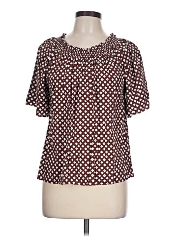 Ann Taylor LOFT Outlet Short Sleeve Blouse (view 1)
