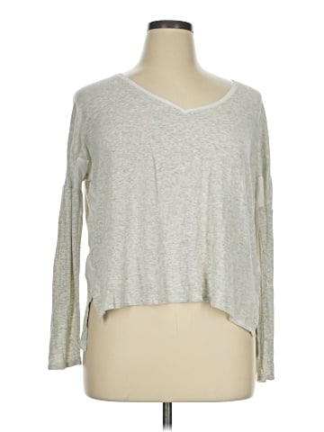 Bordeaux Long Sleeve Top (view 1)