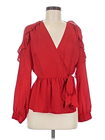 Topshop 3/4 Sleeve Blouse (view 1)