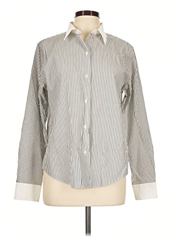 Casual Corner Long Sleeve Button-Down Shirt (view 1)