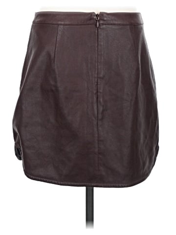 BCBGMAXAZRIA Faux Leather Skirt (view 2)