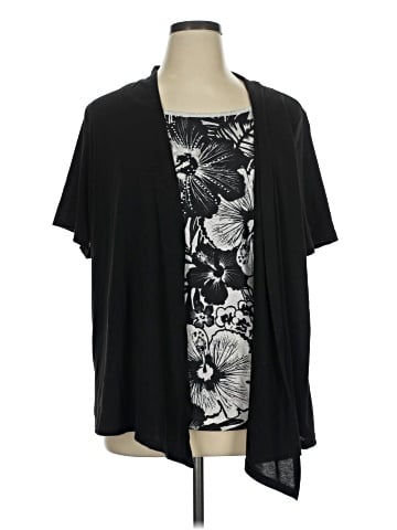 Just My Size Short Sleeve Blouse (view 1)