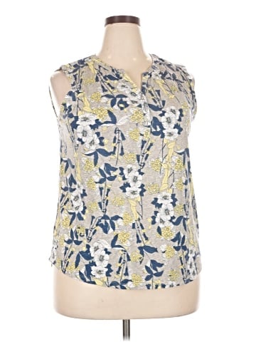 Liz Claiborne Sleeveless Blouse (view 1)