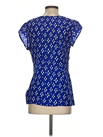 Edme & Esyllte Short Sleeve Silk Top (view 2)
