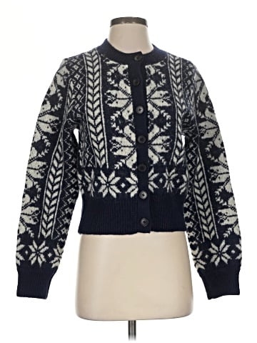 Madewell Fair Isle Cardigan Jacket in Wool (view 1)