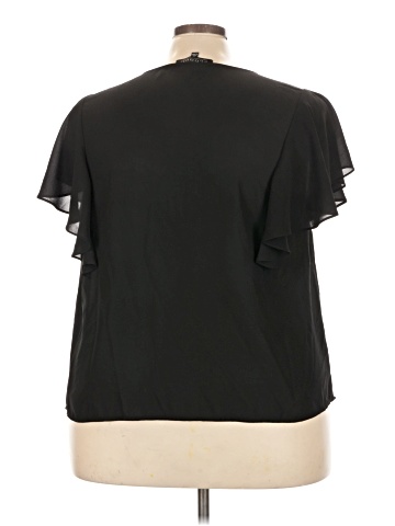 ELOQUII Short Sleeve Blouse (view 2)
