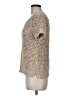 CAbi 100% Cotton Tweed Silver Pullover Sweater Size M - photo 5