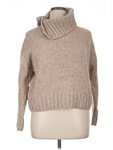 Pure Alpaca Turtleneck Sweater (view 1)