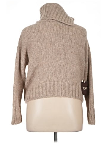 Pure Alpaca Turtleneck Sweater (view 2)