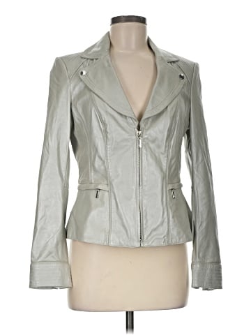White House Black Market Leather Jacket (view 1)
