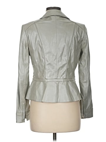 White House Black Market Leather Jacket (view 2)
