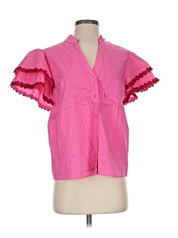 Flying Tomato Short Sleeve Blouse (view 1)