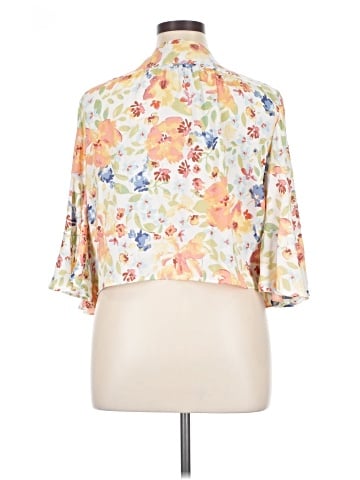 LC Lauren Conrad 3/4 Sleeve Blouse (view 2)