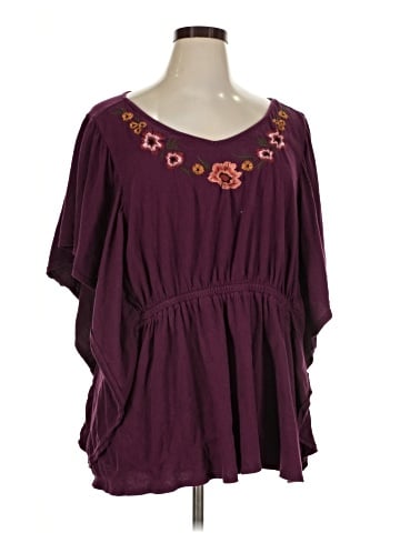 Lane Bryant Short Sleeve Blouse (view 1)