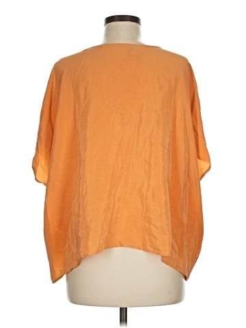 Joie Short Sleeve Silk Top (view 2)