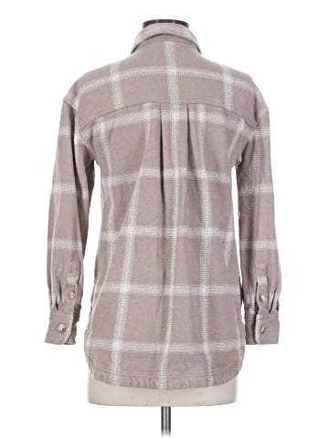 Madewell Flannel Kentwood Oversized Shirt-Jacket in Windowpane (view 2)
