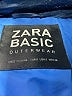 Zara Basic 100% Polyethylene Metallic Blue Snow Jacket Size S - photo 6