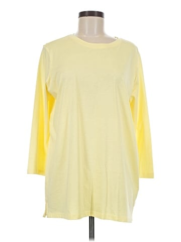 Lands' End 3/4 Sleeve T-Shirt (view 1)