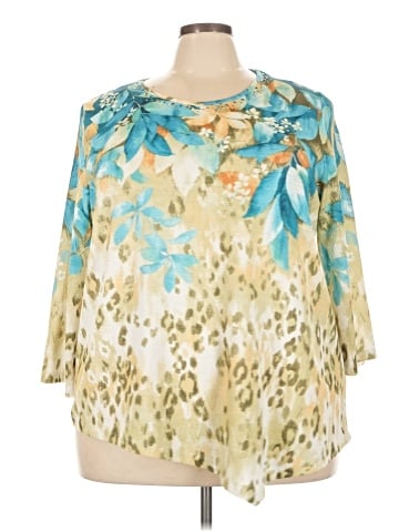 Alfred Dunner 3/4 Sleeve Blouse (view 1)