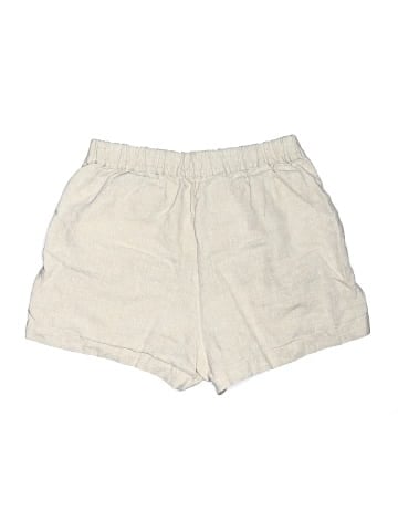 Madewell Clean Pull-On Shorts in 100% Linen (view 2)