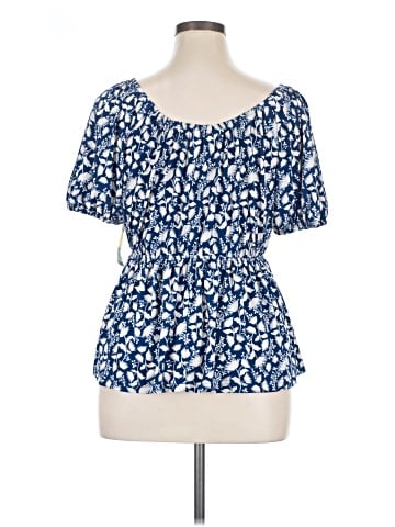 Terra & Sky Short Sleeve Blouse (view 2)