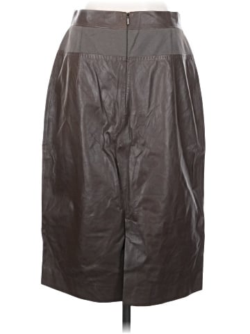 Max Mara Faux Leather Skirt (view 2)