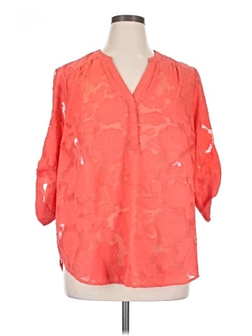 Torrid 3/4 Sleeve Blouse (view 1)