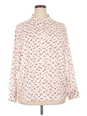 On 34th Long Sleeve Blouse (view 1)