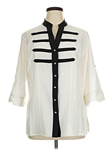 Kathie Lee 3/4 Sleeve Blouse (view 1)