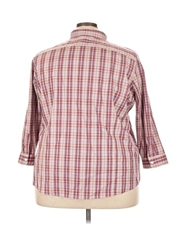 L.L.Bean 3/4 Sleeve Button-Down Shirt (view 2)