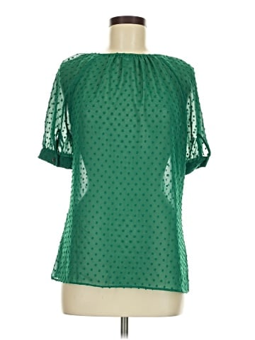 J.Crew Factory Store Short Sleeve Blouse (view 1)