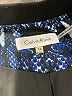 Calvin Klein 100% Polyester Paisley Blue Jacket Size XS - photo 6