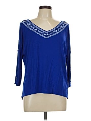 Cable & Gauge 3/4 Sleeve Top (view 1)