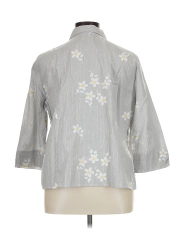 Alfred Dunner 3/4 Sleeve Button-Down Shirt (view 2)