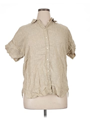 Lauren by Ralph Lauren Short Sleeve Blouse (view 1)