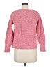 Gap 100% Cotton Tweed Pink Pullover Sweater Size M - photo 2