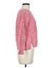 Gap 100% Cotton Tweed Pink Pullover Sweater Size M - photo 4