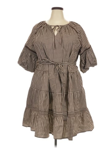 Terra & Sky Casual Dress (view 1)