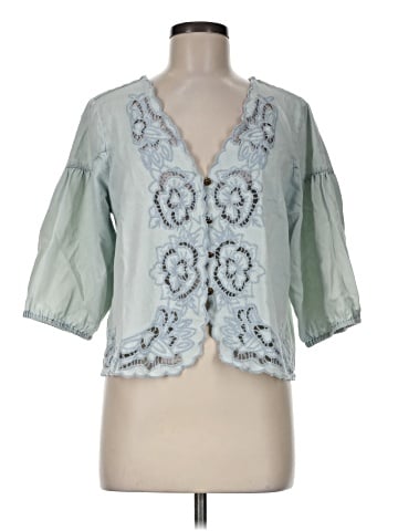 Calypso St. Barth 3/4 Sleeve Blouse (view 1)