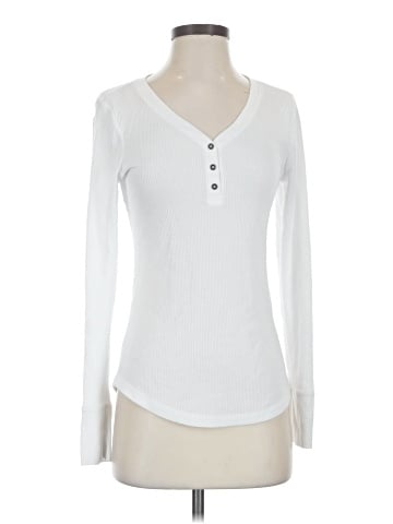 Faded Glory Long Sleeve Henley (view 1)