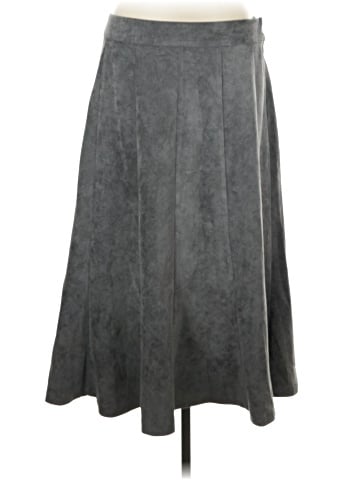 Christopher & Banks Faux Leather Skirt (view 1)