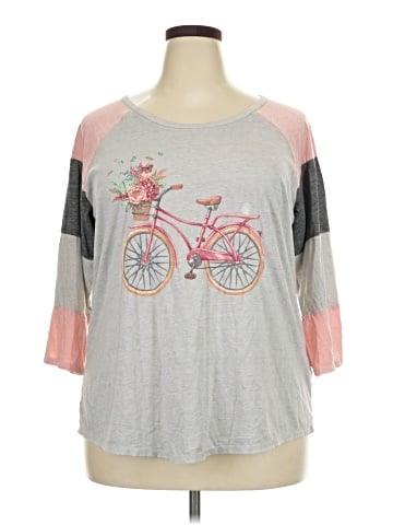Cato 3/4 Sleeve T-Shirt (view 1)
