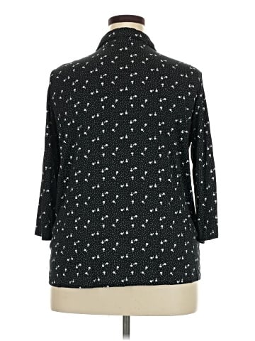 Hasting & Smith 3/4 Sleeve Button-Down Shirt (view 2)