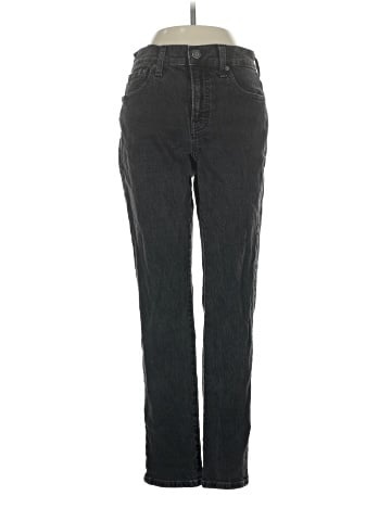 Madewell The Mid-Rise Perfect Vintage Jean in Clean Black Wash (view 1)
